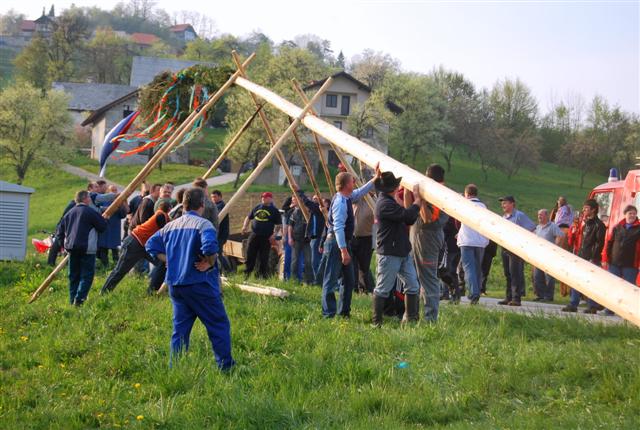 Postavljanje mlaja